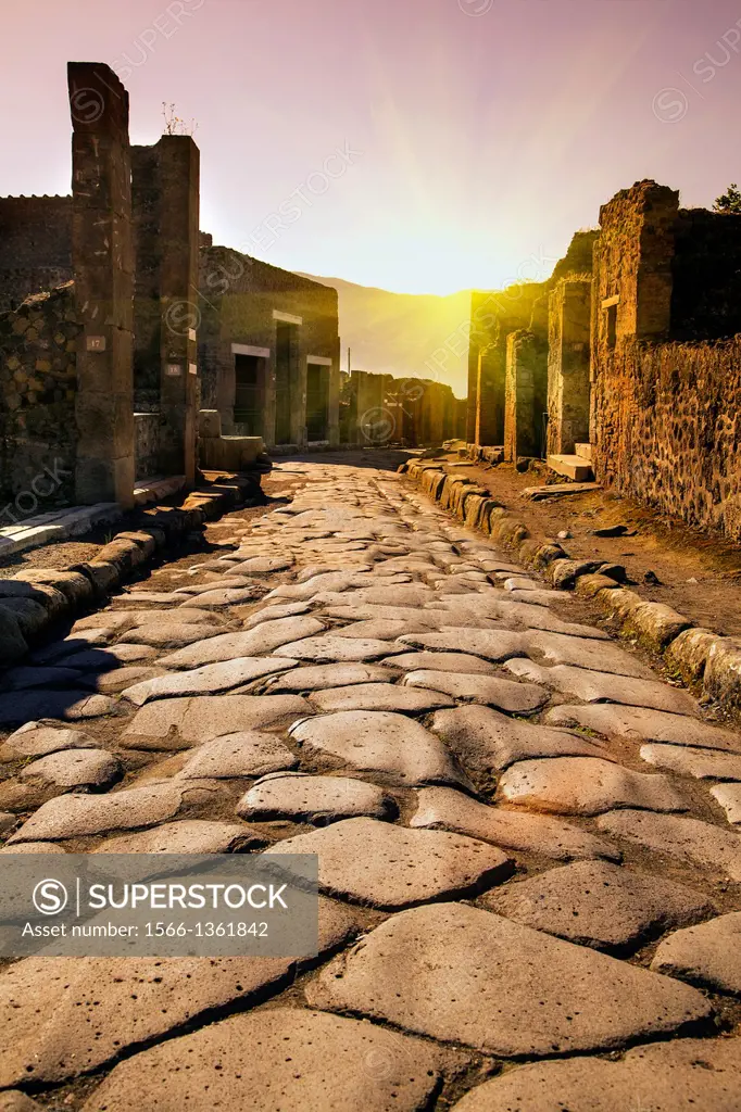 The ruins, Pompei, Campania, Italy