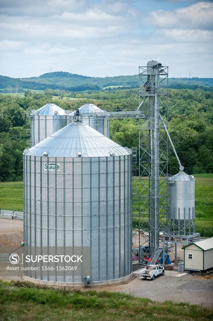soybean oil plant. Indiana Pennsylvania USA
