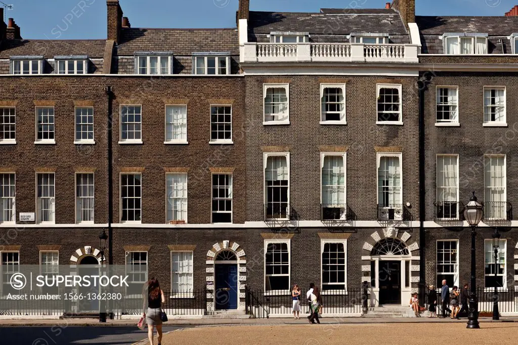 Georgian Houses, Bedford Square, London, England.
