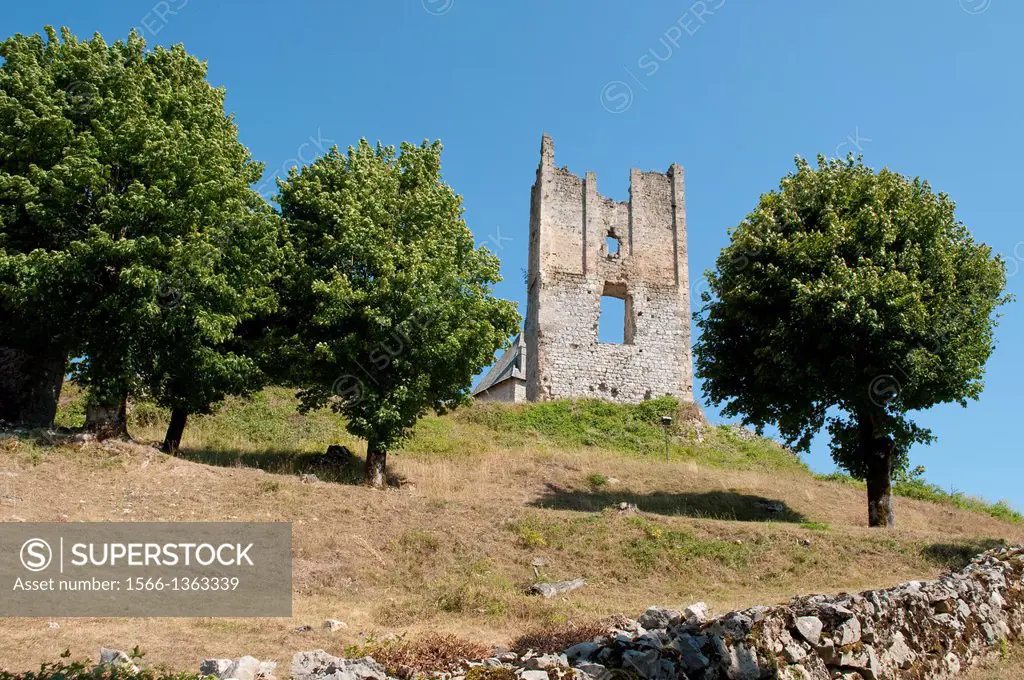 Old town Sokolac, Medieval Frankopan Castle, Brinje, Central Croatia.