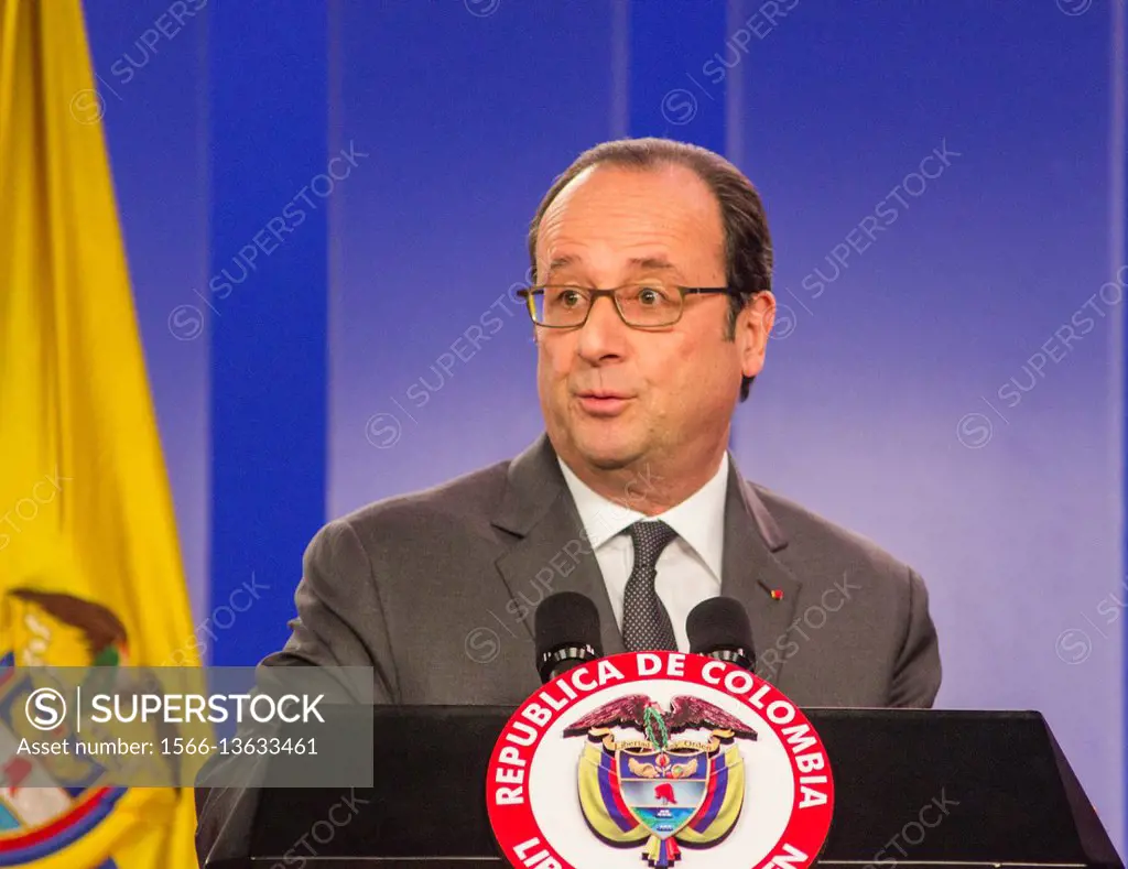 François Hollande, President of France.
