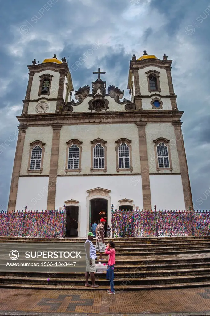 Church of Nosso Senhor do Bonfim, the centre of popular worship in Salvador, Bahia, Brazil