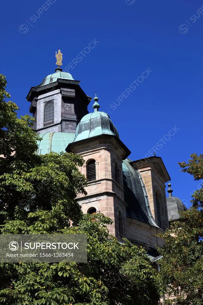 Sanctuary, Maria-Hilf at the city Freystadt, Middle Franconia, Franconia, Bavaria, Germany