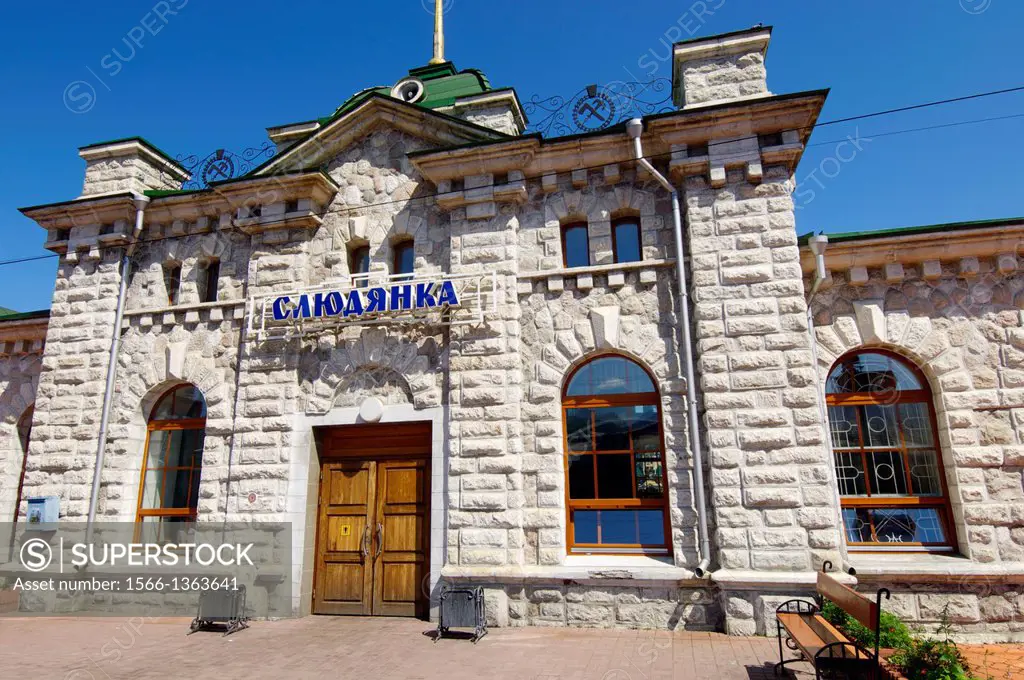 Slyudyanka railway station, near Baikal lake, Siberia, Russia.