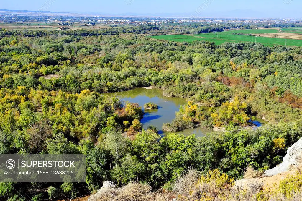The Galacho of Juslibol is a natural site near of the river Ebro. Saragossa, Spain