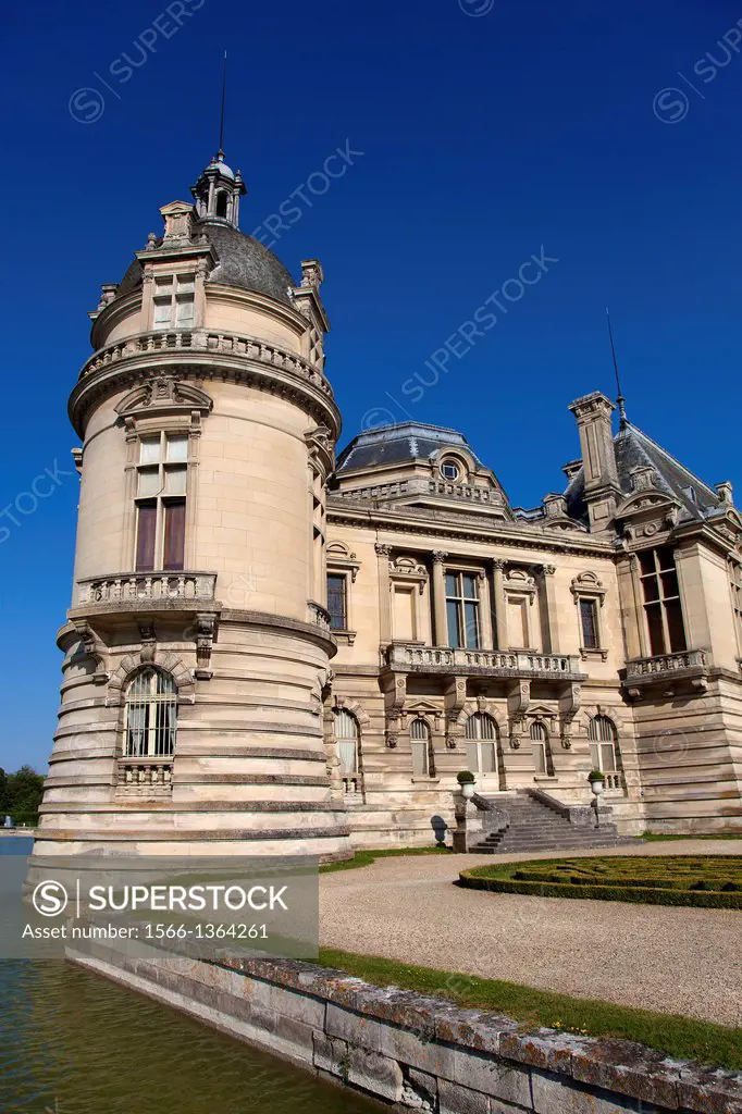 Chantilly castle, Picardie, France.