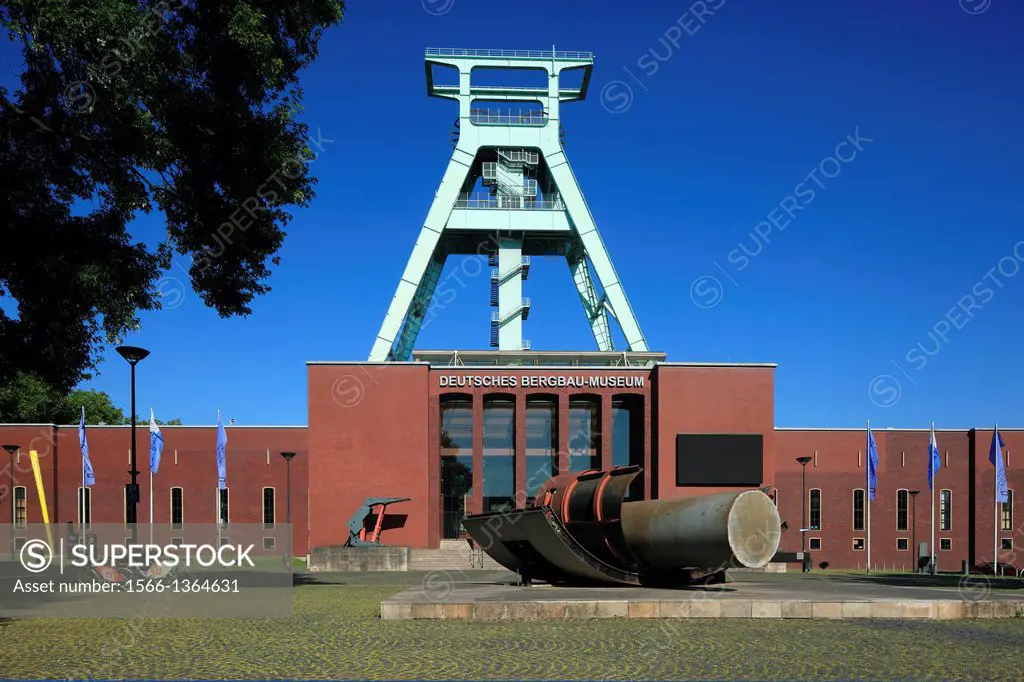 Germany, Bochum, Ruhr area, Westphalia, North Rhine-Westphalia, NRW, German Mining Museum, history and technology of mining and metallurgy, hard coal ...