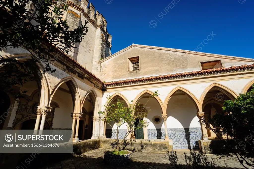 faculty do Cemiterio, Convent of Christ, year 1162, Tomar, District of Santarem, Medio Tejo, region center, Portugal, Europe.
