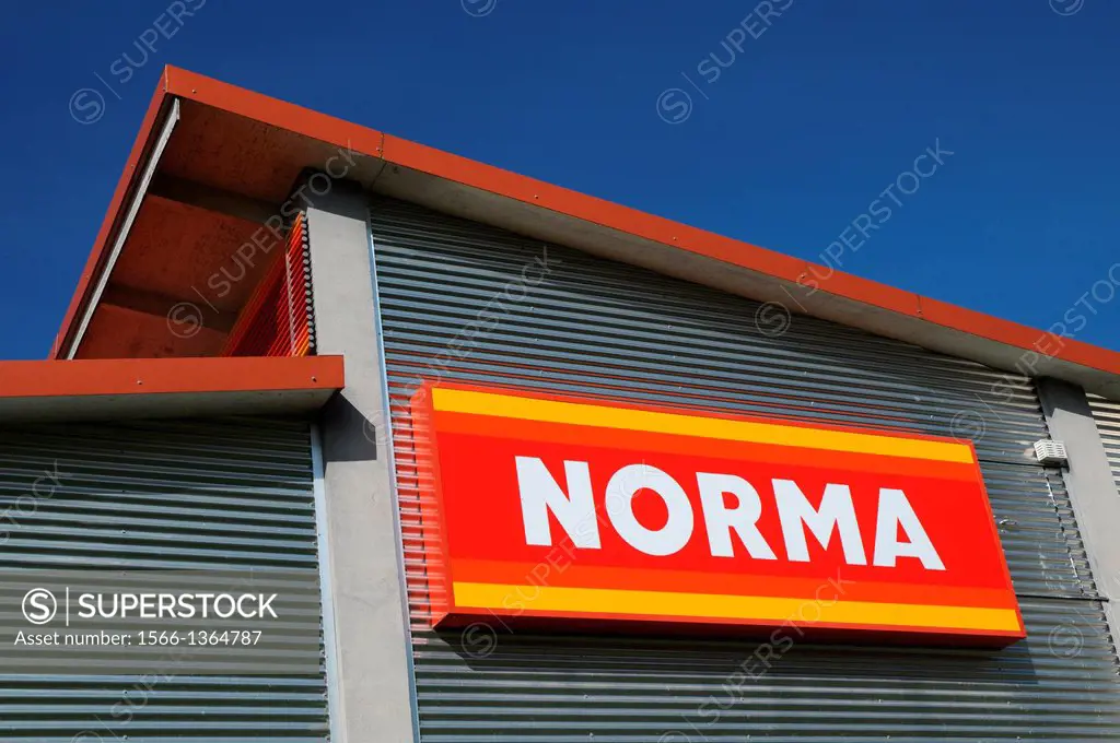 Norma supermarket in Southern Germany