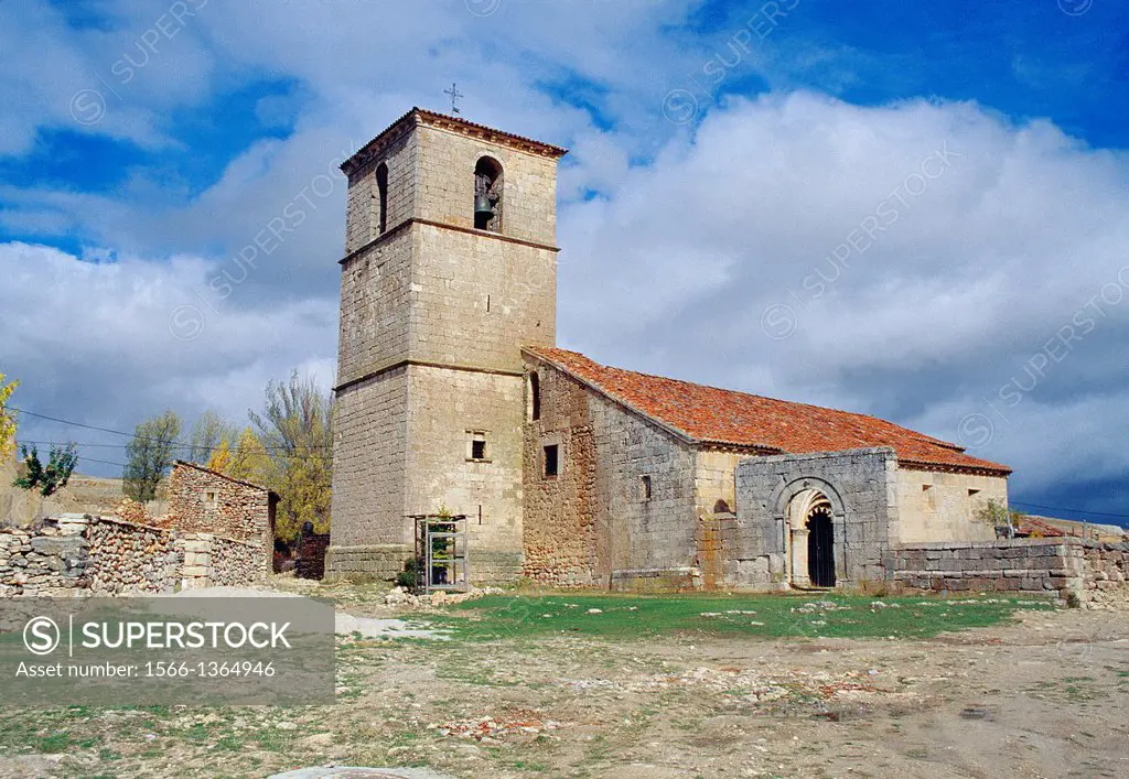 San Pedro church. Villacadima, Guadalajara province, Castilla La Mancha, Spain.