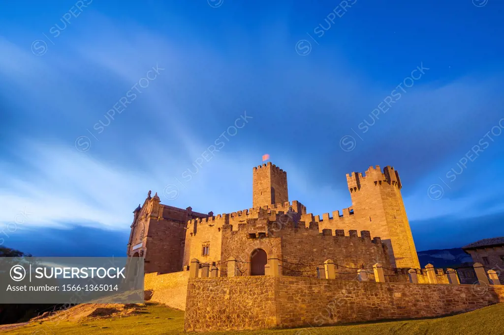 Castle of Javier, Santuary of Javier, Javier, Navarra, Spain.