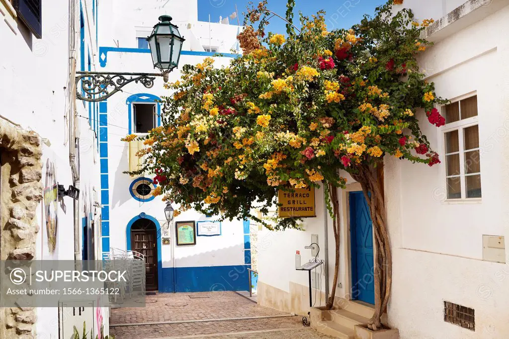 Albufeira old town, Algarve, Portugal.
