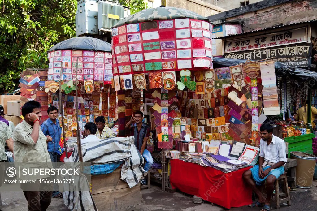 Street Life in Kolkata, India.