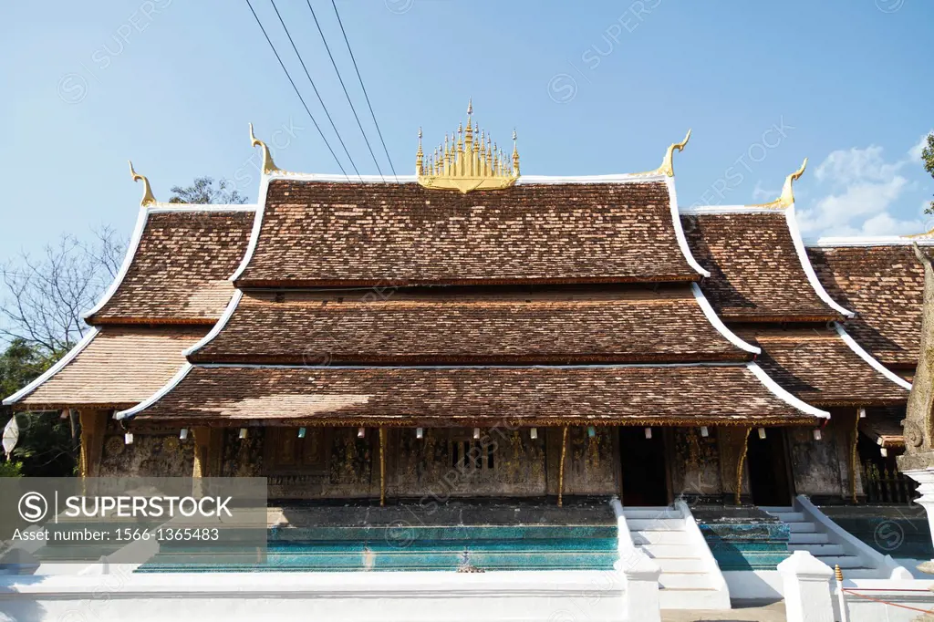 Part of the Temple Complex Vat Xieng Thong in Lunag Prabang, Laos