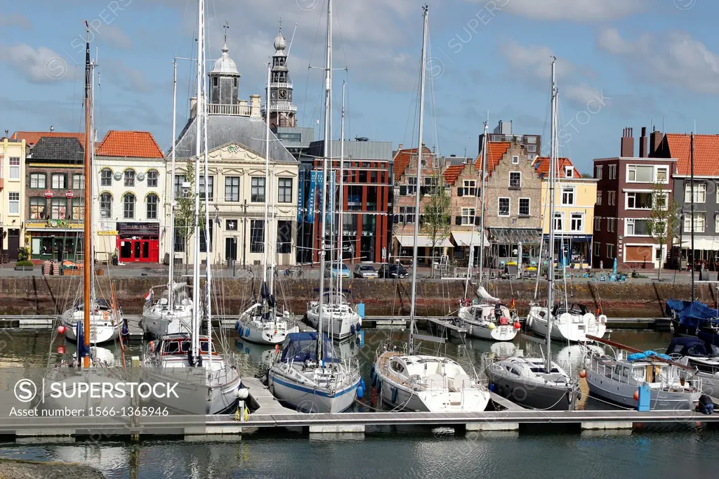 Vlissingen Holland Netherlands Europe Walcheren peninsula North Sea harbor town.  