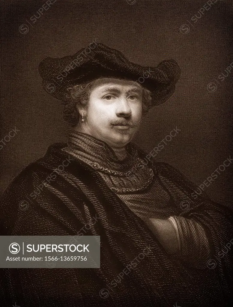 Rembrandt Harmenszoon van Rijn, 1606 - 1669, a Dutch painter of the Baroque