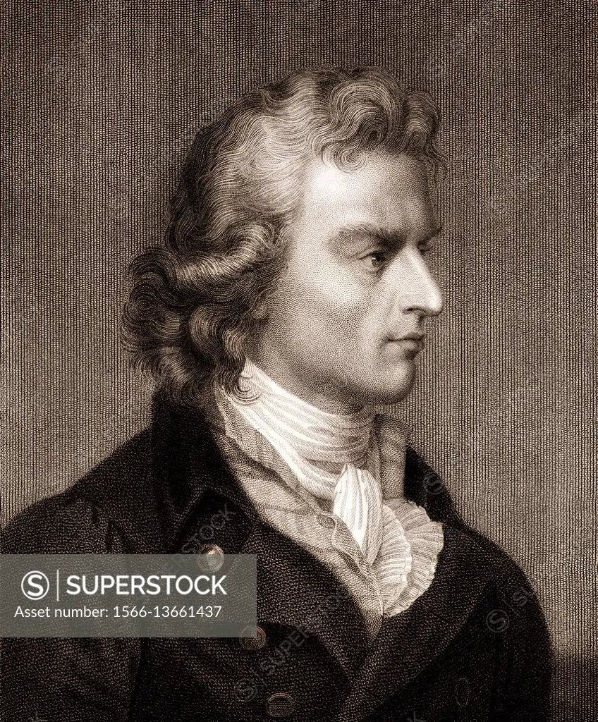 Johann Christoph Friedrich von Schiller, 1759-1805, a German poet, philosopher and historian,.