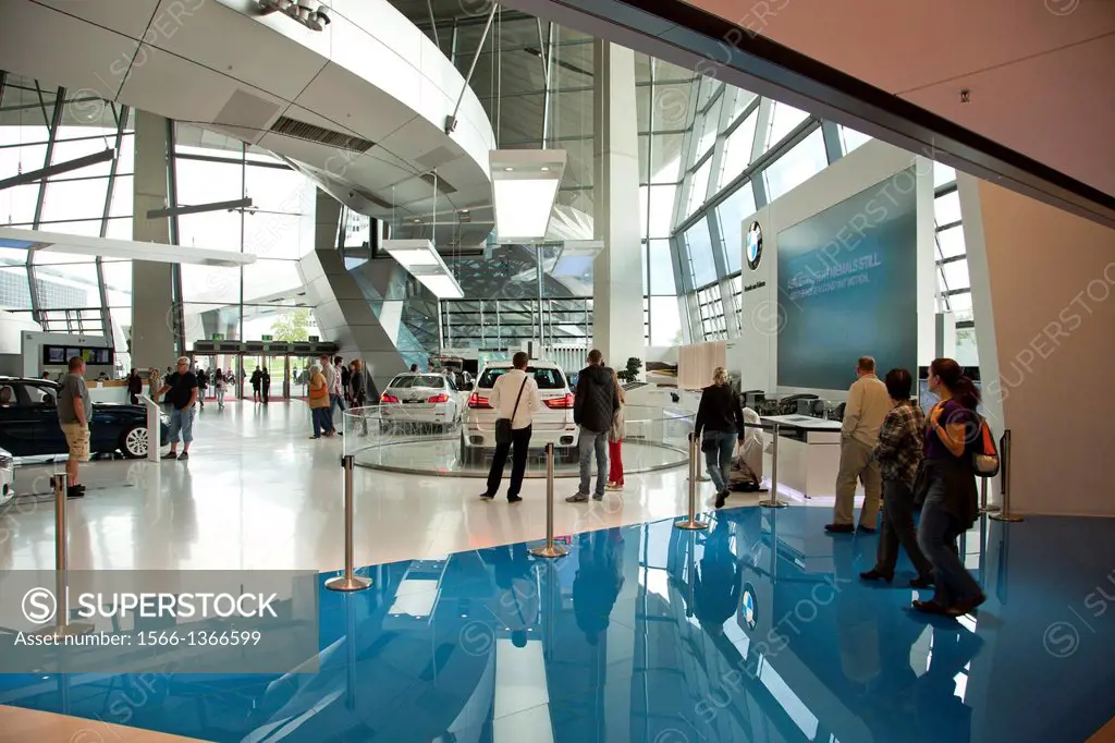 exhibition at BMW Welt in Munich, Bavaria, Germany.