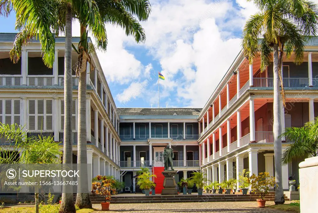 Government Building, Port Louis, Mauritius, Indian Ocean, Africa
