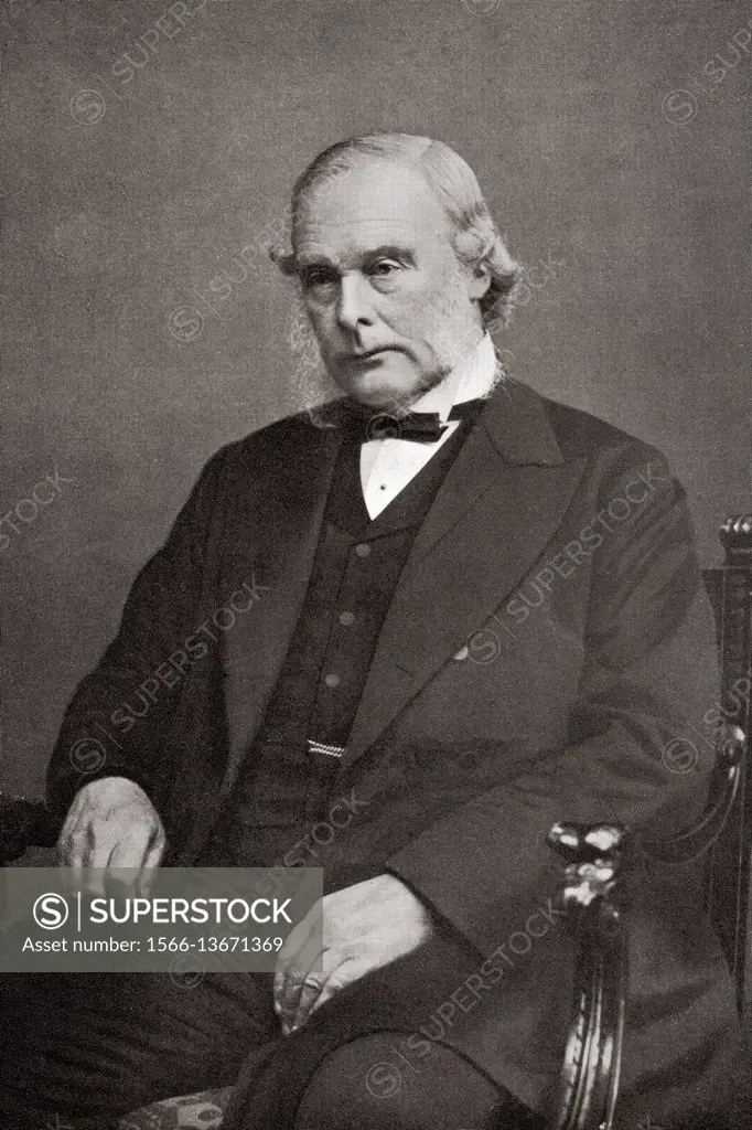 Joseph Lister, 1st Baron Lister, 1827 to 1912. English surgeon. From the book The Year 1912 illustrated published London 1913.