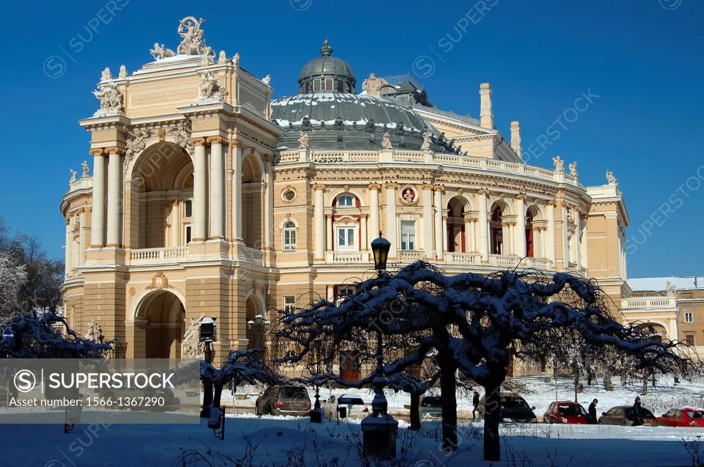 Opera and ballet theater, Odessa, Ukraine, Eastern Europe.