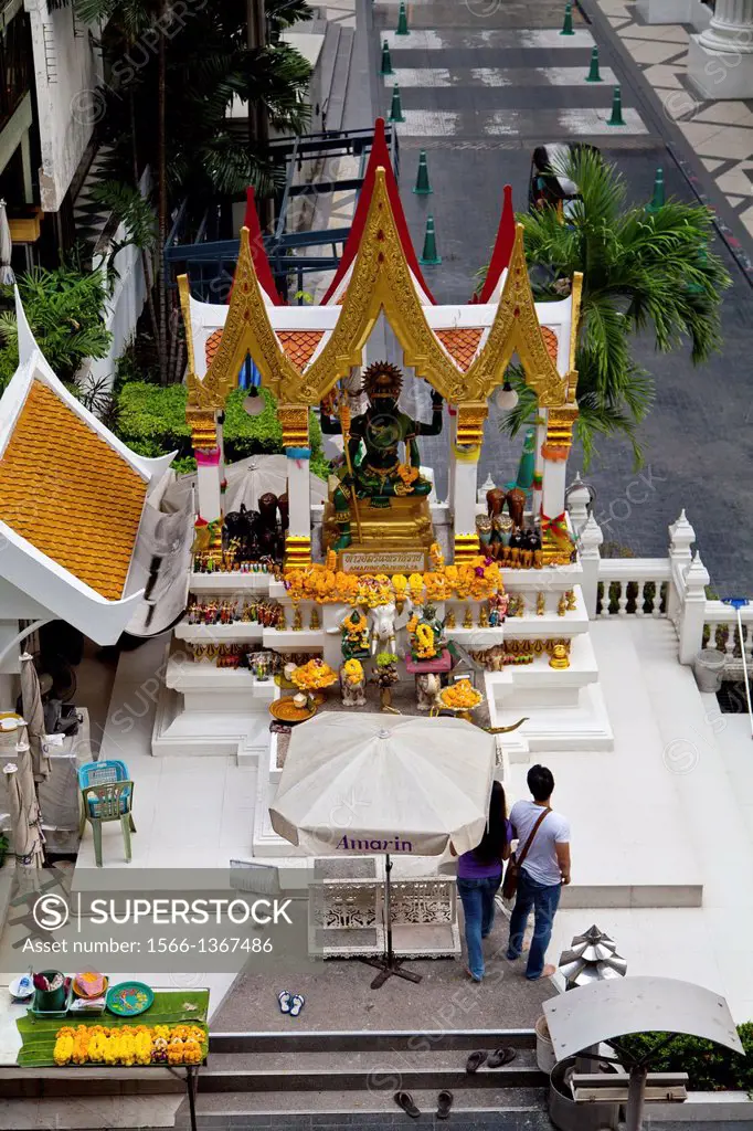 The Erawan Shrine in Bangkok.