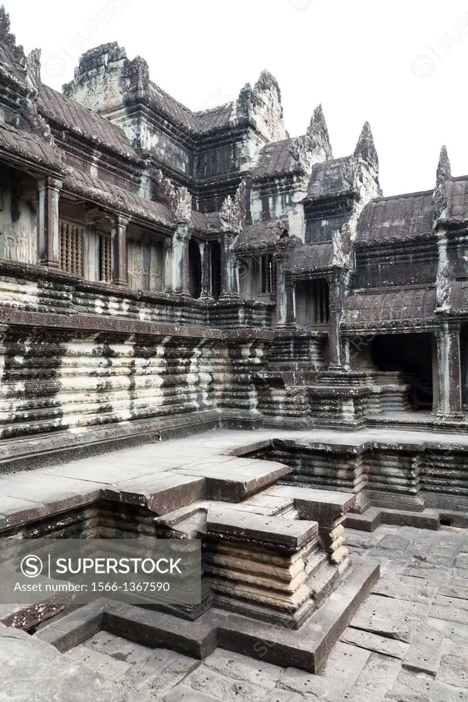 Part of the Temple Angkor Wat, Cambodia