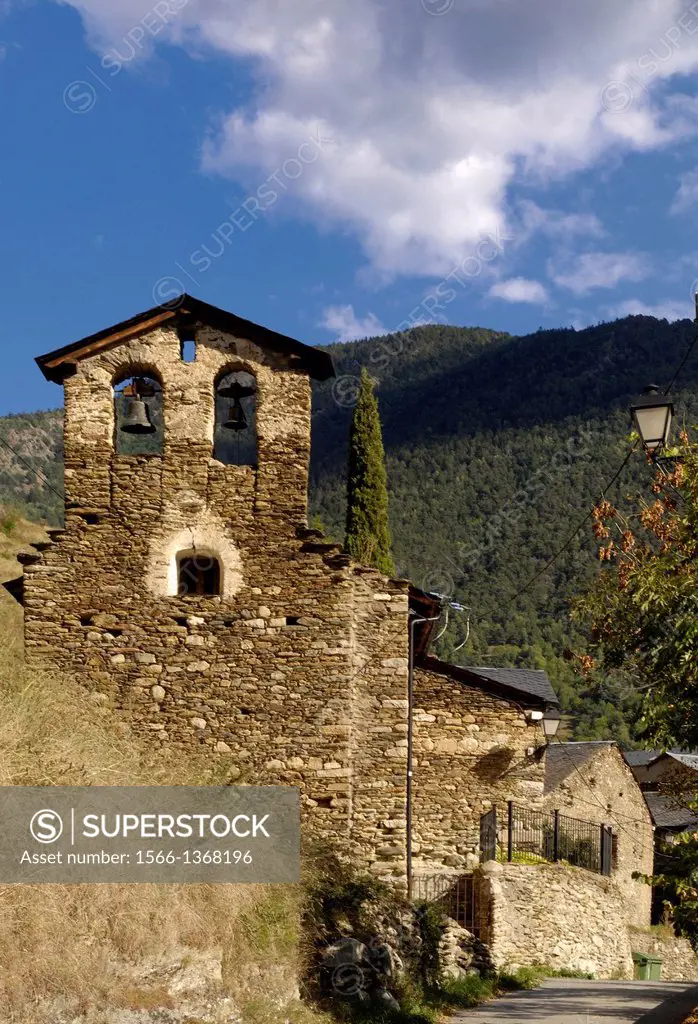 Sant Jaume, Berrós de Jussà, la Guingueta d´Àneu, Pallars Sobira, Lleida, Catalunaya, Spain