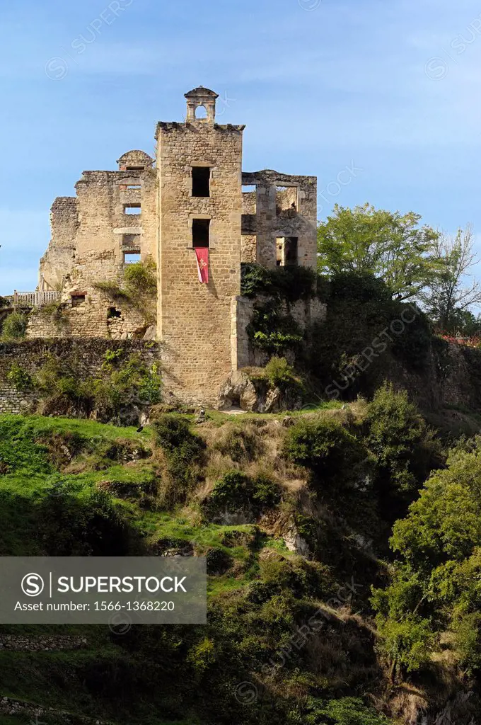 Castle, Saint Martin Laguepie, Tarn, Midi Pyrenees, France.