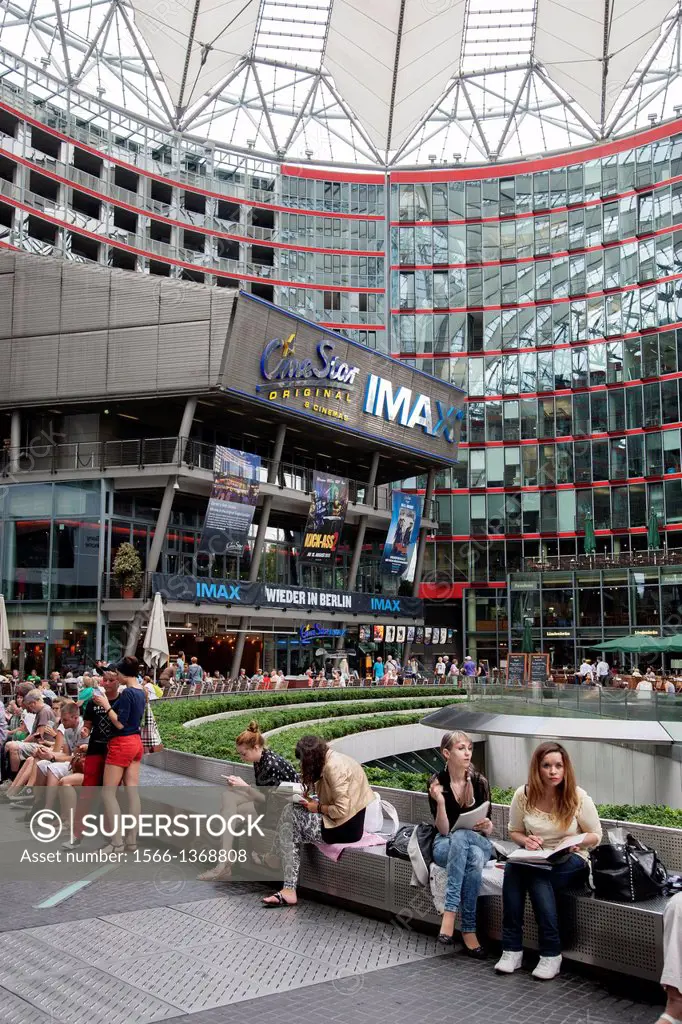 Imax Cinema, Sony Center, Potsdamer Platz Square; Berlin; Germany; Europe.