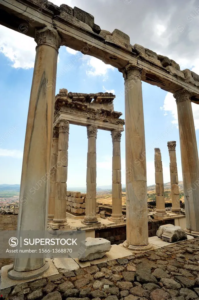 Ancient Greek and Roman city of Pergamon, Bergama, Turkey