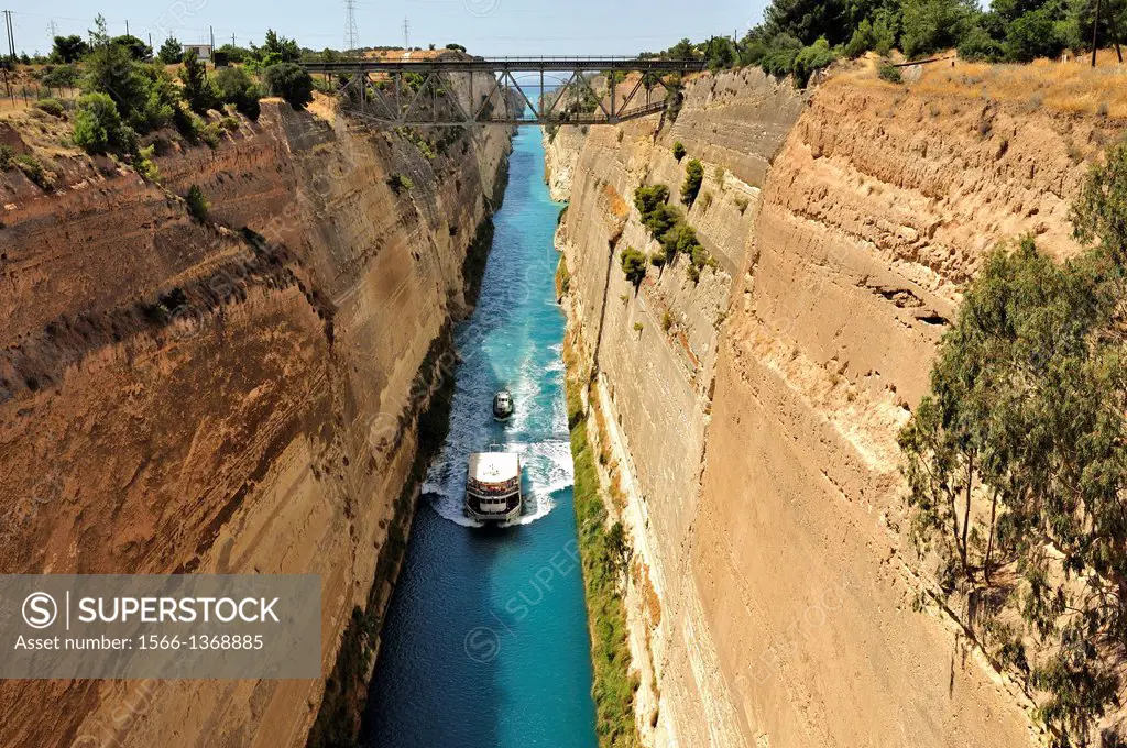 Corinthe Canal, Greece.