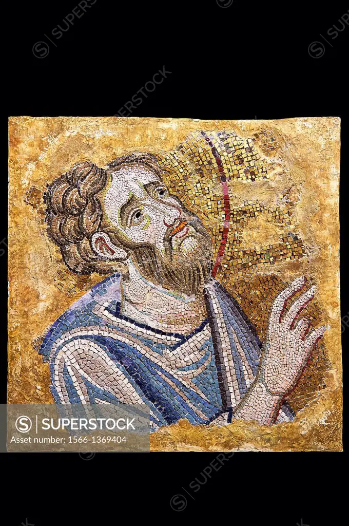 Mosaic of St Bartholomew from "" St. Bartholomew Baptises in India"". Basilica San Marco ( St Mark's Basilica ) Venice, Italy.