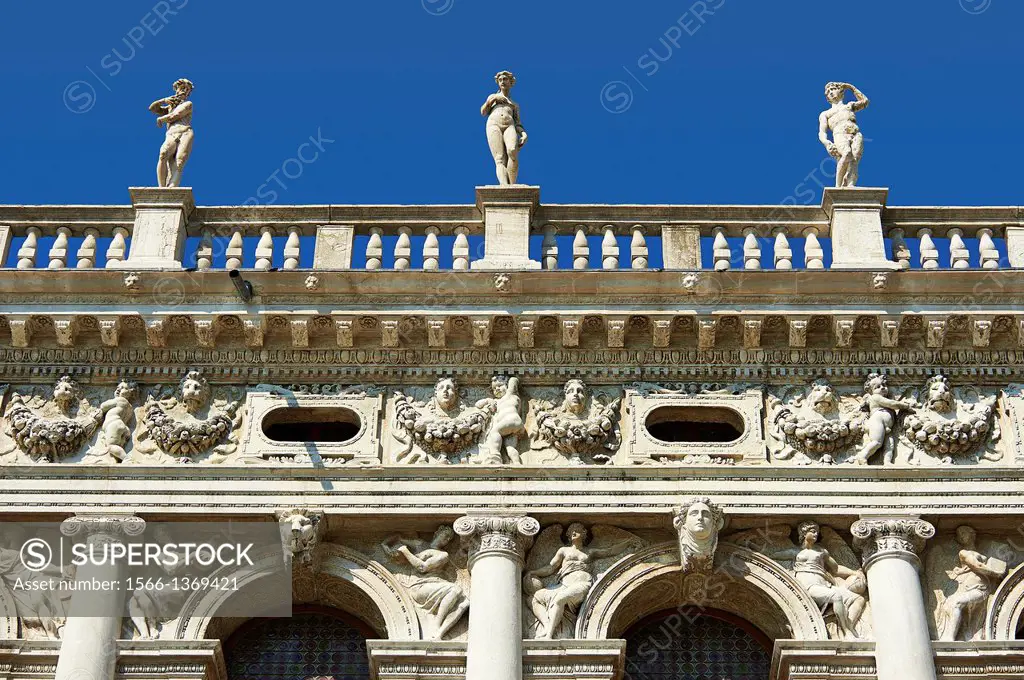 The Biblioteca Nazionale Marciana (National Library of St Mark's) is a library and Renaissance building built by Jacopo Sansovino between 1537 to 1553...
