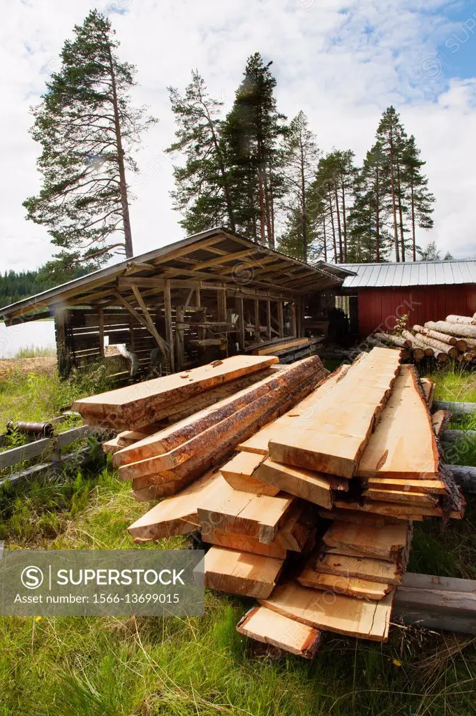 Village sawmill, Northern Sweden.