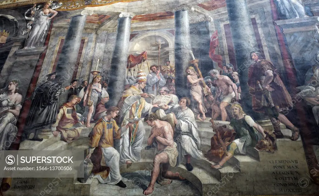 paintings in the Vatican, Rome.