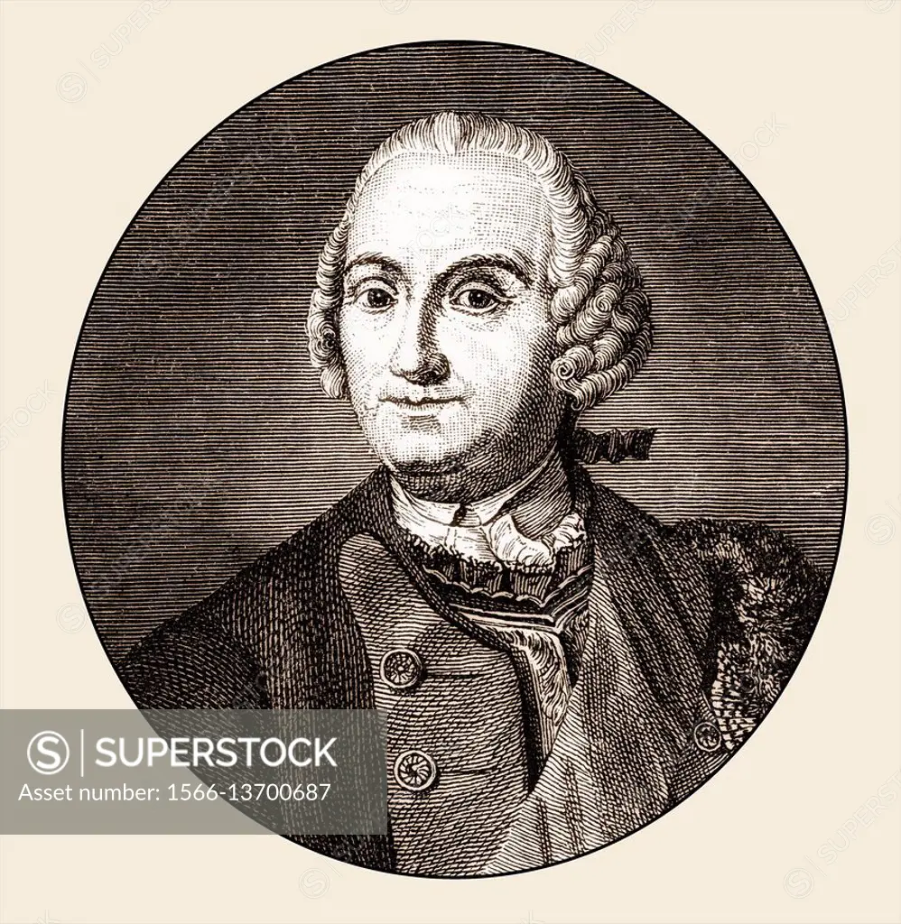 Curt Christoph Graf von Schwerin, 1684-1757, Prussian Field Marshal, General of Frederick II.