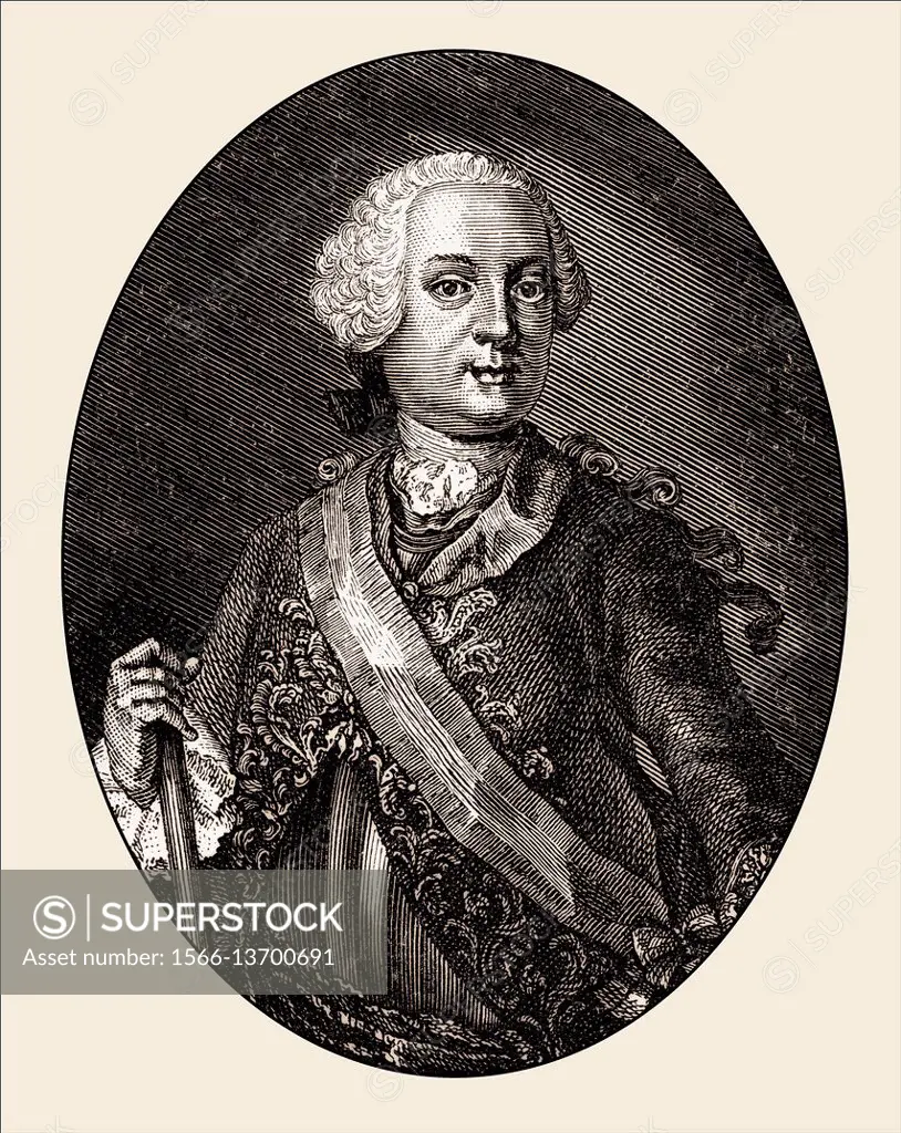 Leopold Joseph Graf von Daun, Prince of Thiano, 1705 - 1766, an imperial Austrian field marshal and commander in the Seven Years' War.