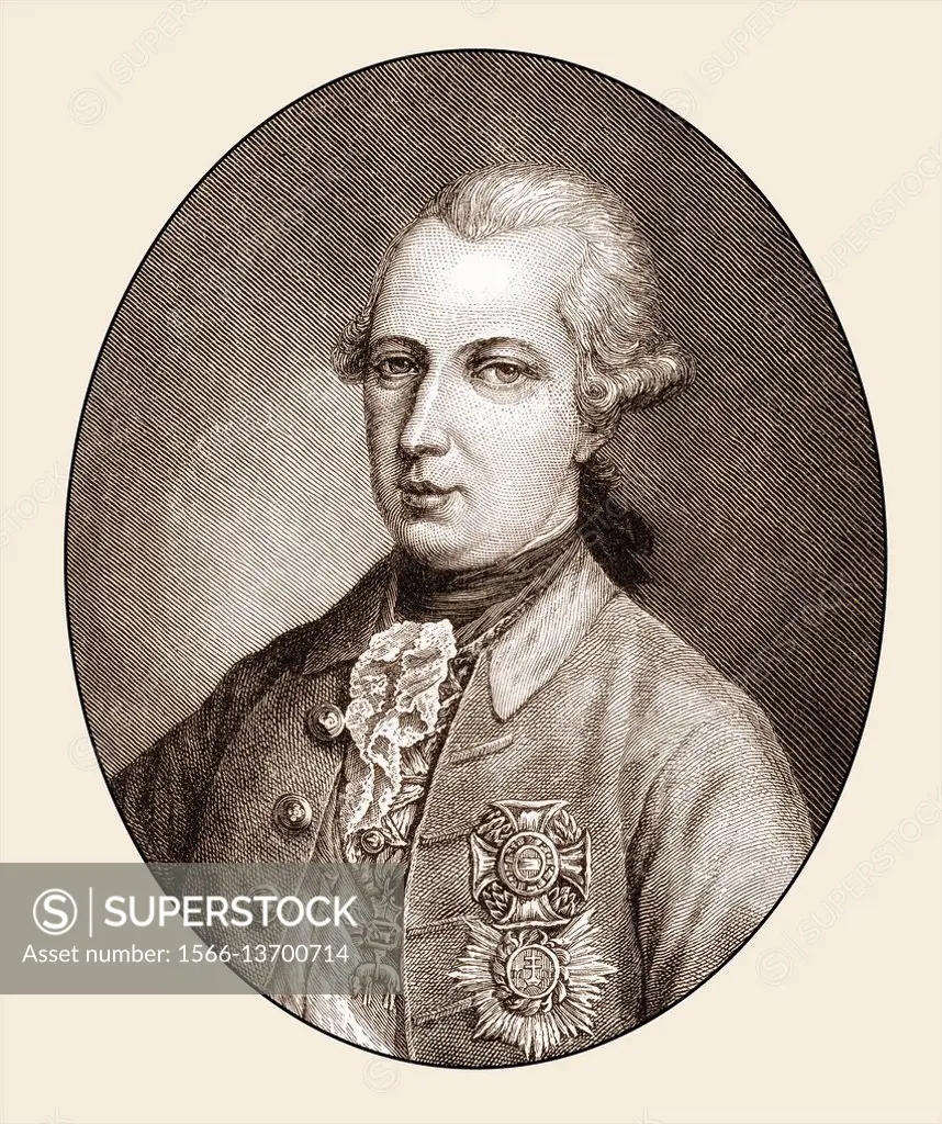 Joseph II, Emperor of Germany, 1741-1790.