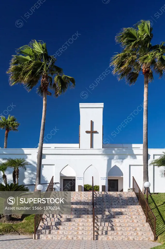 The Chapel by the Sea church on South Padre Island, Texas, USA