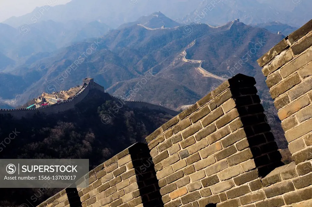 Badaling section of The Great Wall, China, Asia.