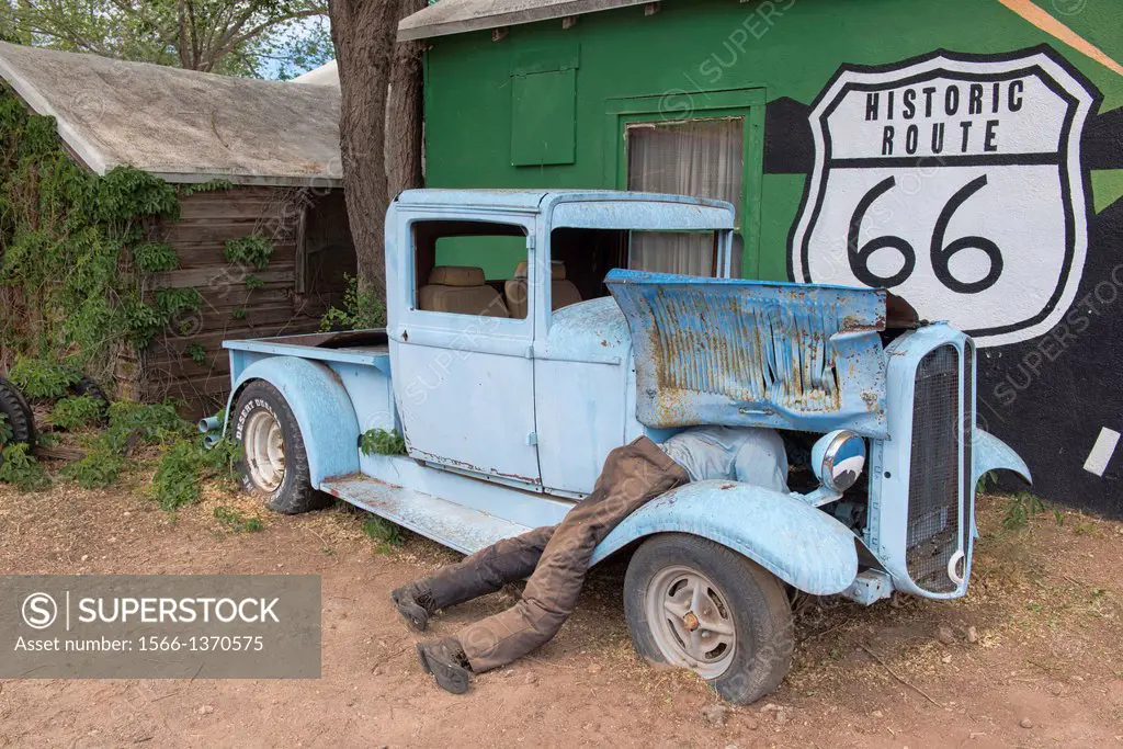 Out along historic Route 66, Seligman, Arizona.