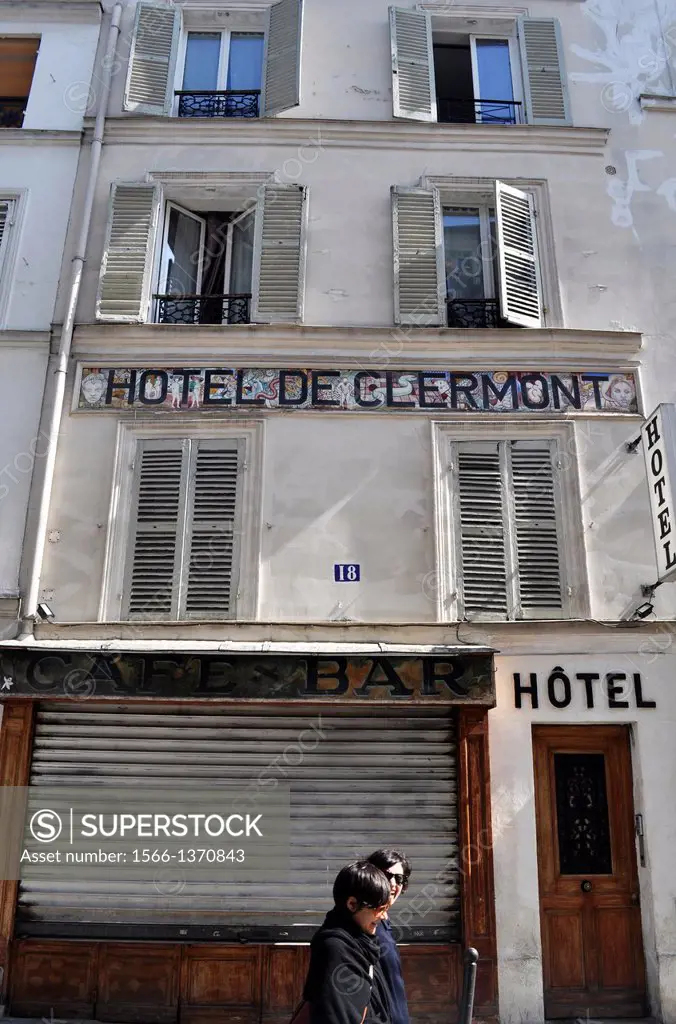 Paris, France, Hotel de Clermont, Montmartre