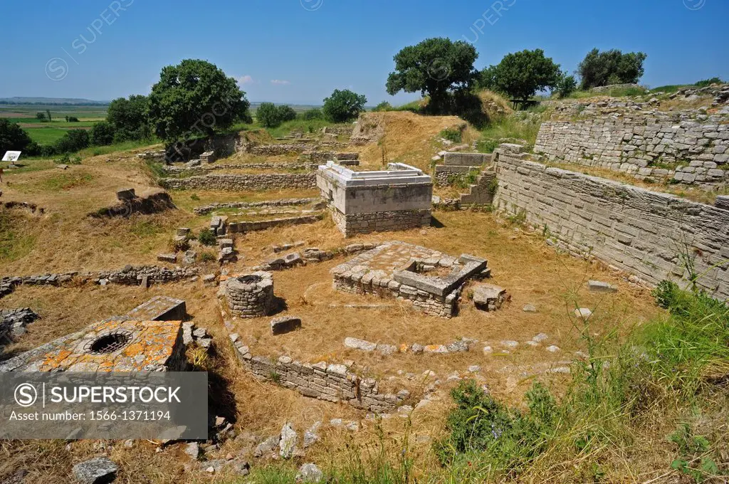 Religious sanctuary from Troy 8, 7th century BC, Troy Historic Site, Biga Peninsula, Turkey