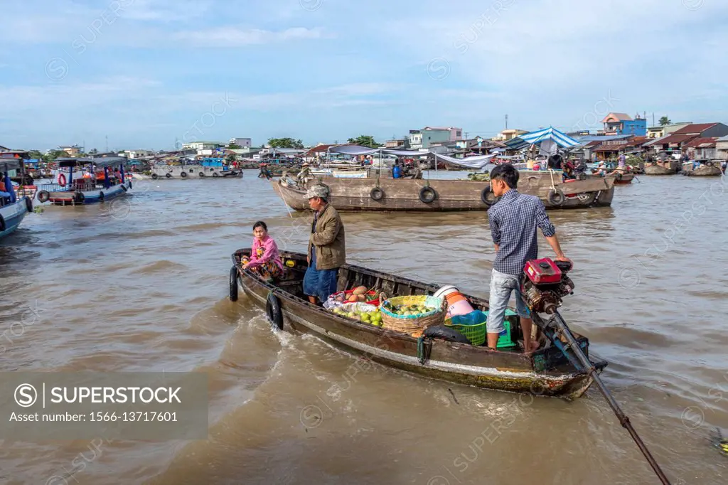 Can Tho province, Mekong Delta, Can Tho Floating Market