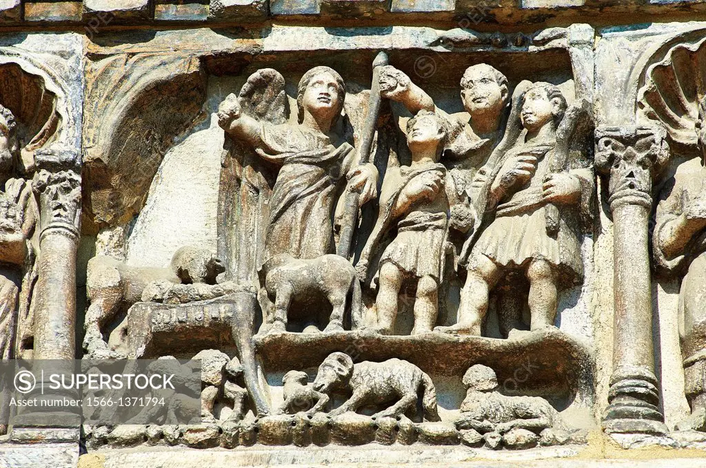 Medieval Sculptures from the facade of St Mark's Basilica, Venice.