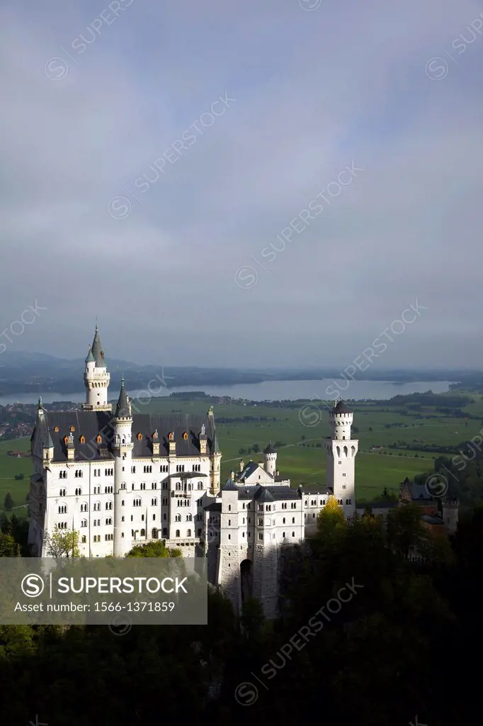 Neuschwanstein Castle, Schwangau, Bavaria, Germany.