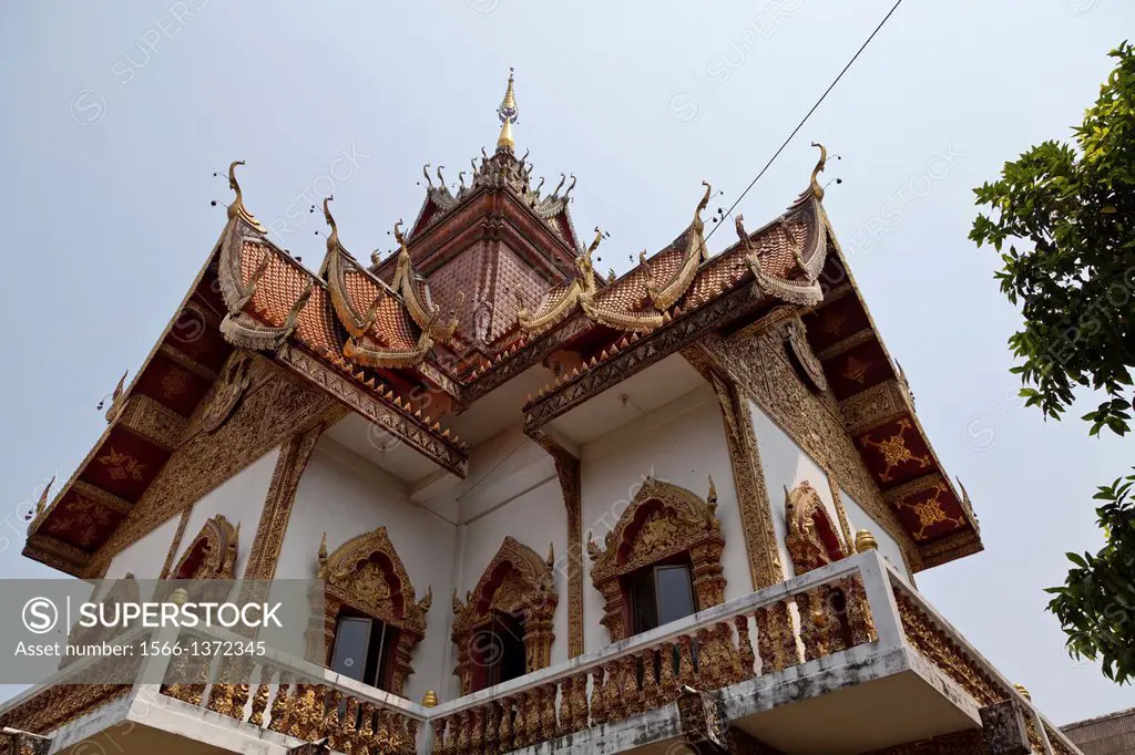 The buddhist Temple Wat Buppharam in Chiang Mai, Thailand.