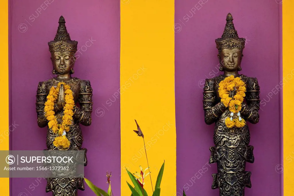 Buddha Statues in Chiang Mai, Thailand.