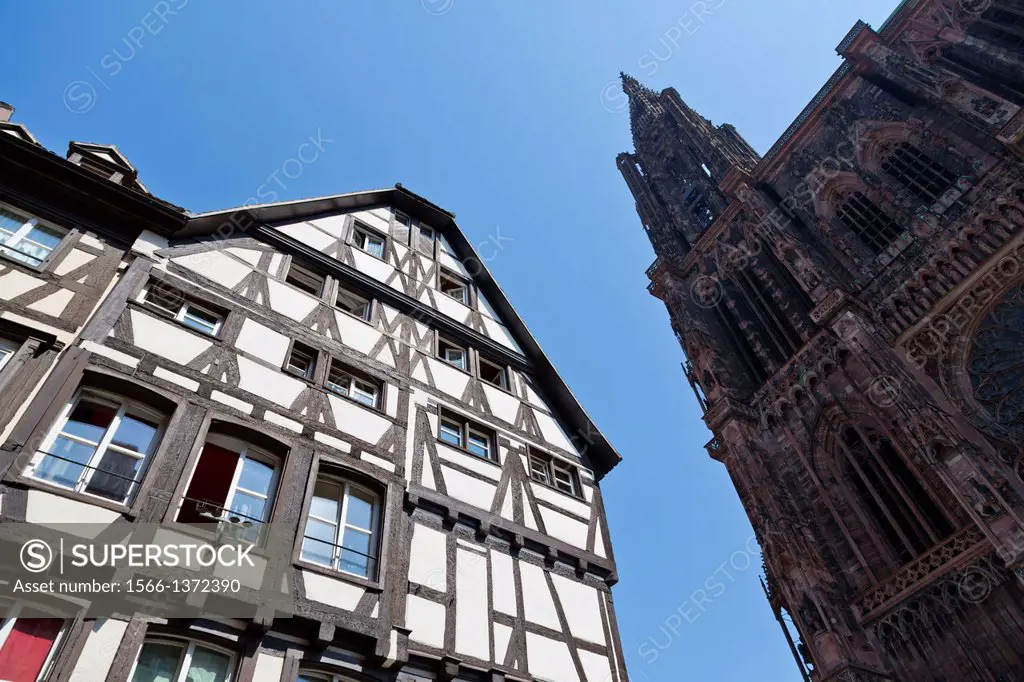 The Cathedral in Strasbourg, France